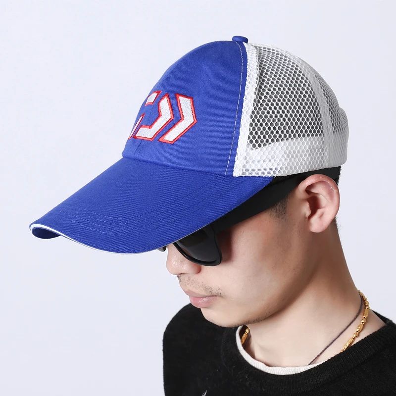 Бейсболка Daiwa Рыболовная Шапка мужская пляжная Солнцезащитная сетчатая дышащая