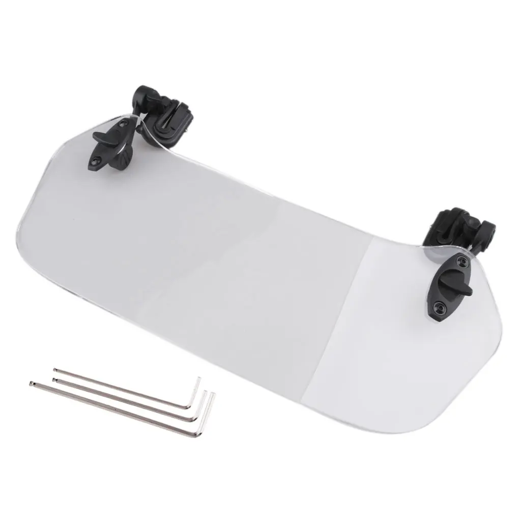 Регулируемый ветровой дефлектор для мотоцикла 370 мм