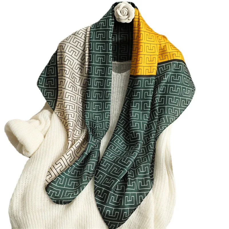 

Mulberry Scarf Women Silk Scarf Luxury Shawl Scarves Beach Cover-ups Bandana Hijabs Bufand de seda Foulard en soie solar playa