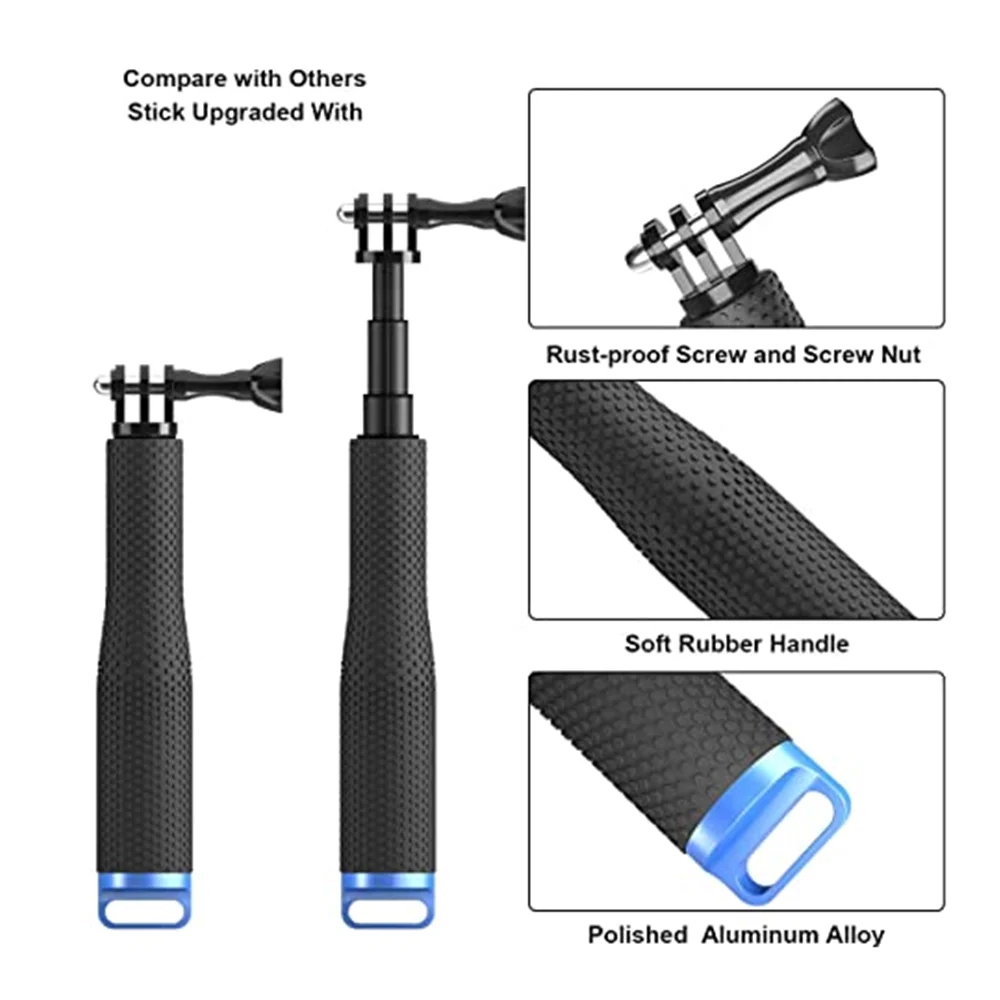 48 см алюминиевый сплав выдвижной ручной монопод для селфи с телескопическая
