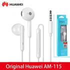 Наушники-вкладыши Huawei Honor AM115 с разъемом 3,5 мм, проводное управление для телефонов Honor 8, Huawei P10, P9, P8, Mate9