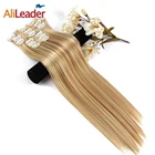 AliLeader Beautyful длинные волосы для наращивания на заколках блонд волосы для наращивания 6 шт.партия 16 заколок 22 дюйма синтетические волосы