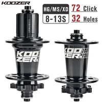 koozer xm490 pro hub 4 bearing mtb mountain bike hub front rear 32 hole disc brake bicycle hub hg 8 9 10 11 12 13speed sx nx 12v