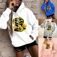 womens hoodie harajuku loose base long sleeve top snake print oversized pocket sweatshirt girls casual pullover hoodies