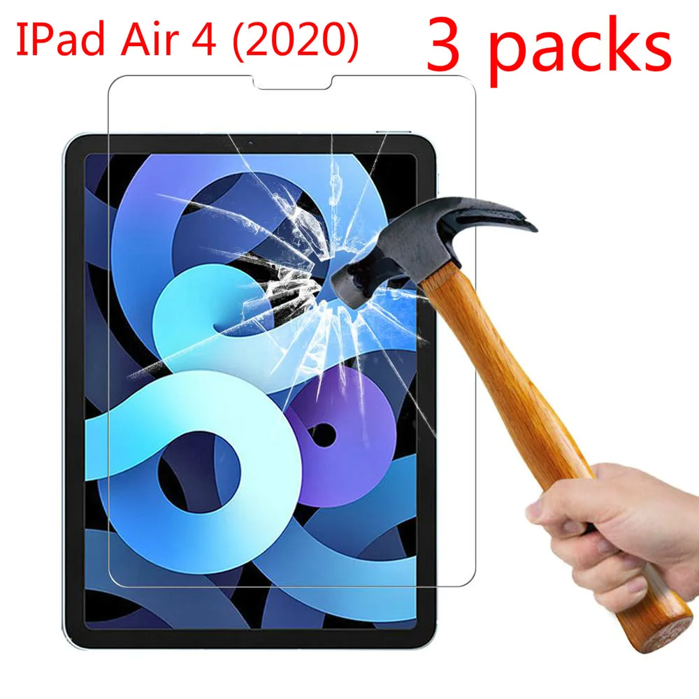 Закаленное стекло с защитой от царапин для iPad Air 2020 4 го поколения Защитная пленка
