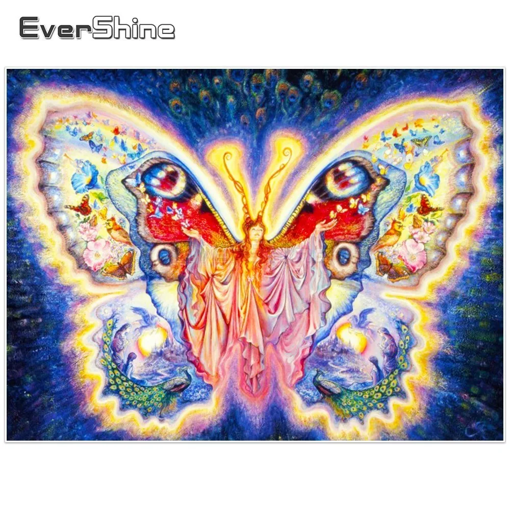 EverShine Новый список алмазная живопись бабочки вышивка крестом картина из страз