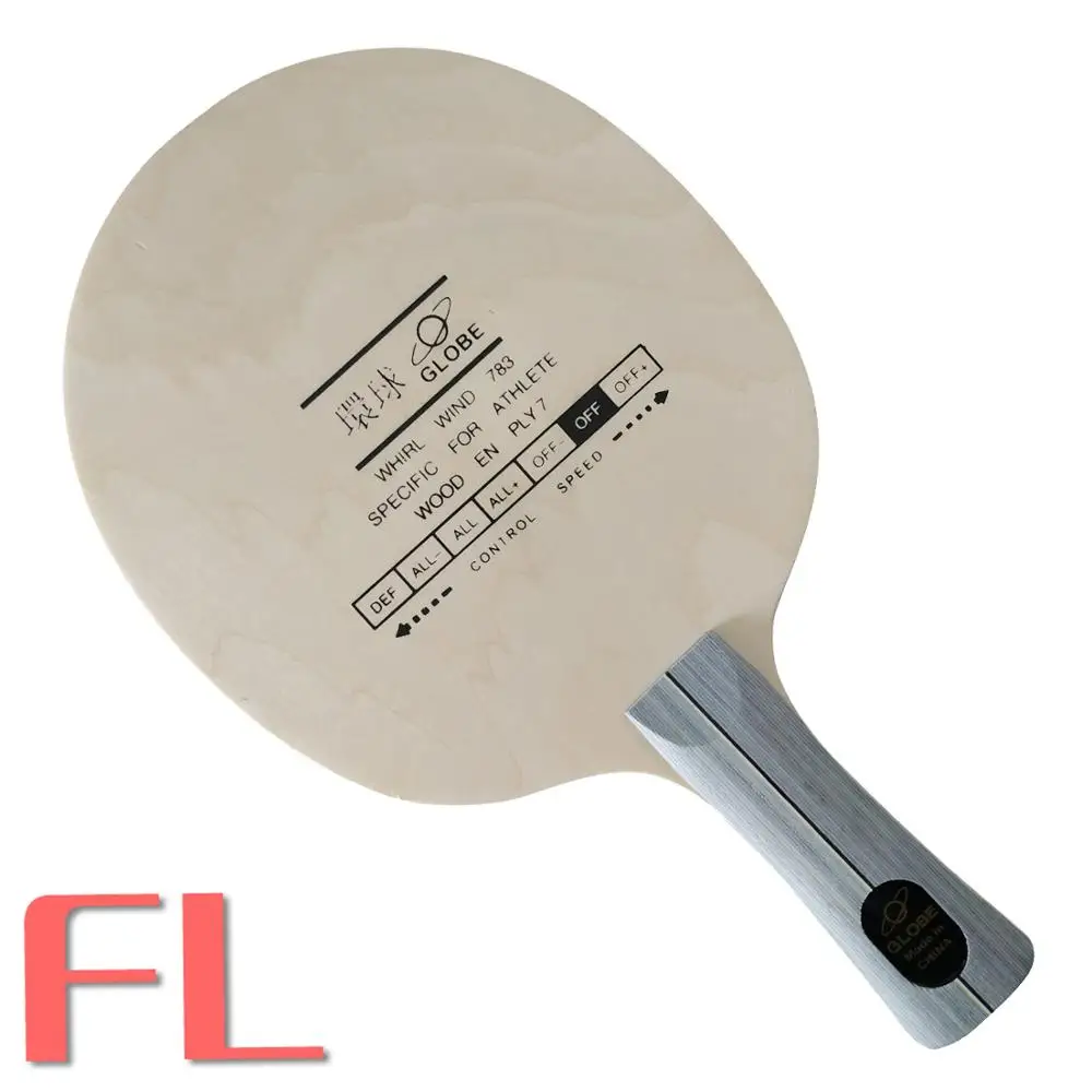 FL long handle Глобусы Вихрь Ветер 783 специально для Athlete 7-фанера от настольный теннис лезвие ракетка для пинг понга - Цвет: FL long handle