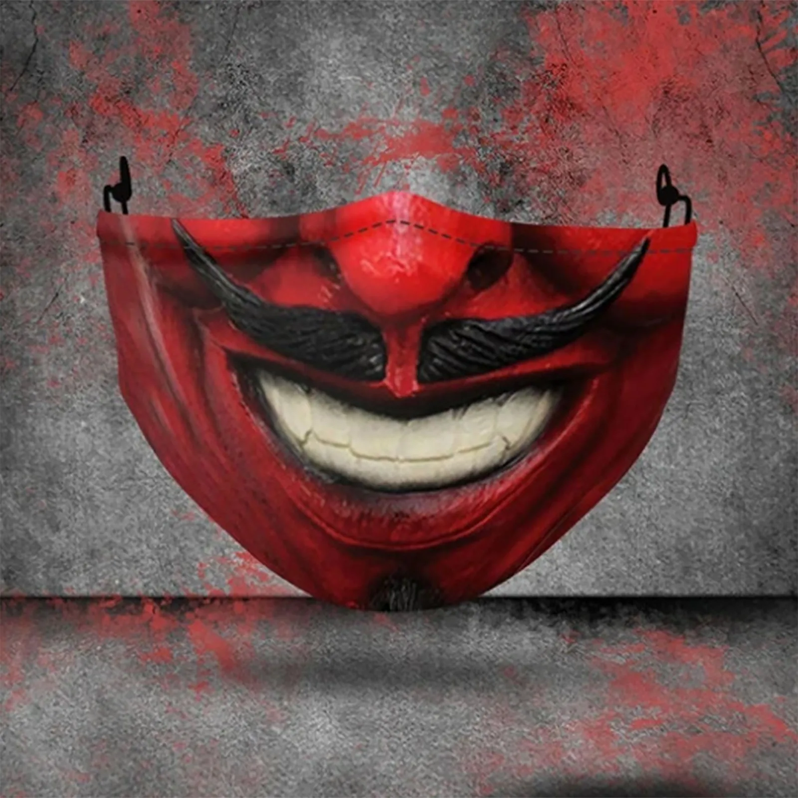 Halloween Grinch Movie The Mask Funny Face Protective Festival Cosplay Costume Reusable Cotton Adult | Тематическая одежда и