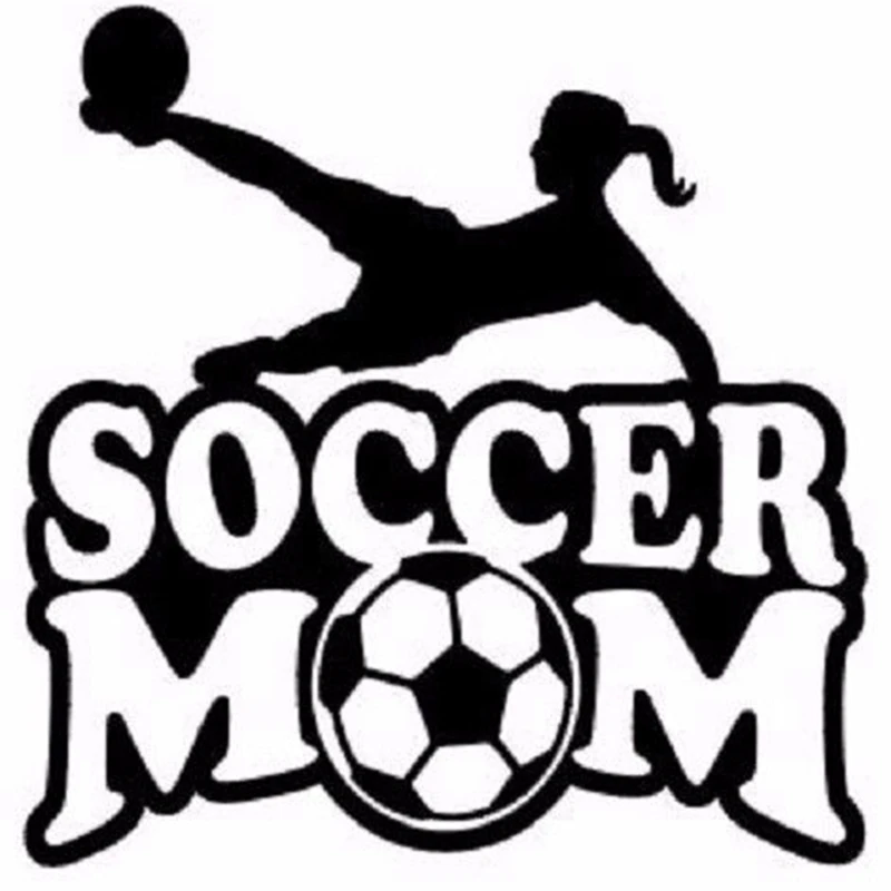 

Little Girl Football Player Wall Sticker Sports Decal Kids Room Decoration Posters Vinyl Car Soccer Mom Player Decal