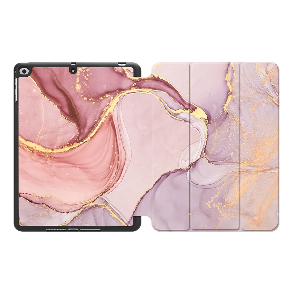 IPBC08 MTT чехол для Apple iPad 9,7 дюймов Мягкий ТПУ+ из искусственной кожи флип смарт-чехол для iPad Air 1 Air 2 9,7 ''мраморная текстура чехол для планшета - Цвет: IPBC08