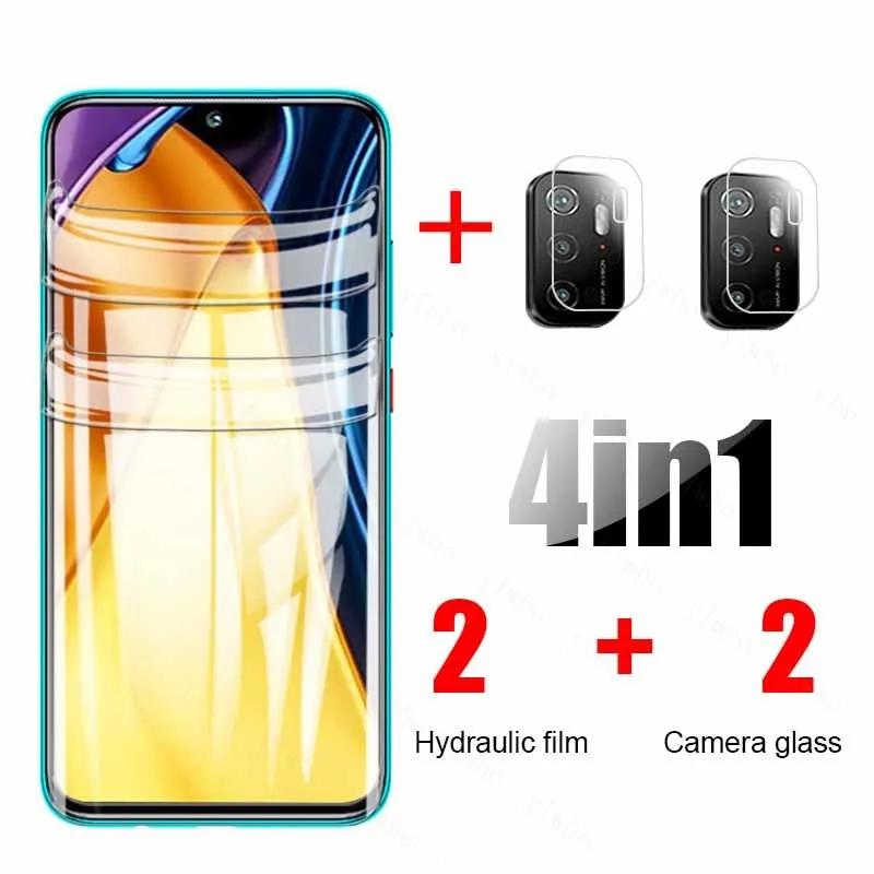 

Hydrogel Film For XIAOMI POCO M3 Pro Screen Protector For xiaomi pocophone x3 Pro F3 Film pocox3 Camera Phone Protective Film
