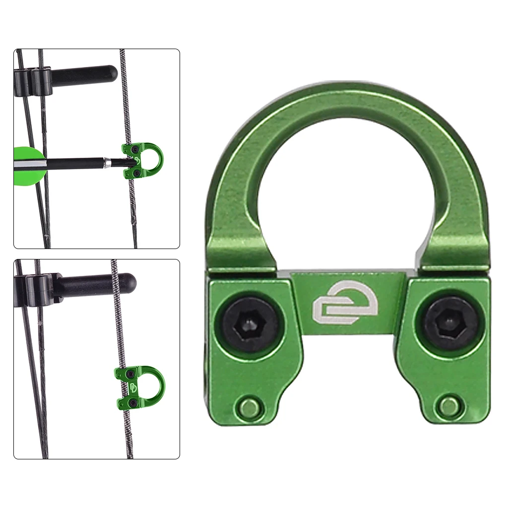 

Archery D Loop Rings Safety Release Aids Compound Bow String Nock Metal D Ring Buckle Outdoor Target Hunting Shooting Accessorie