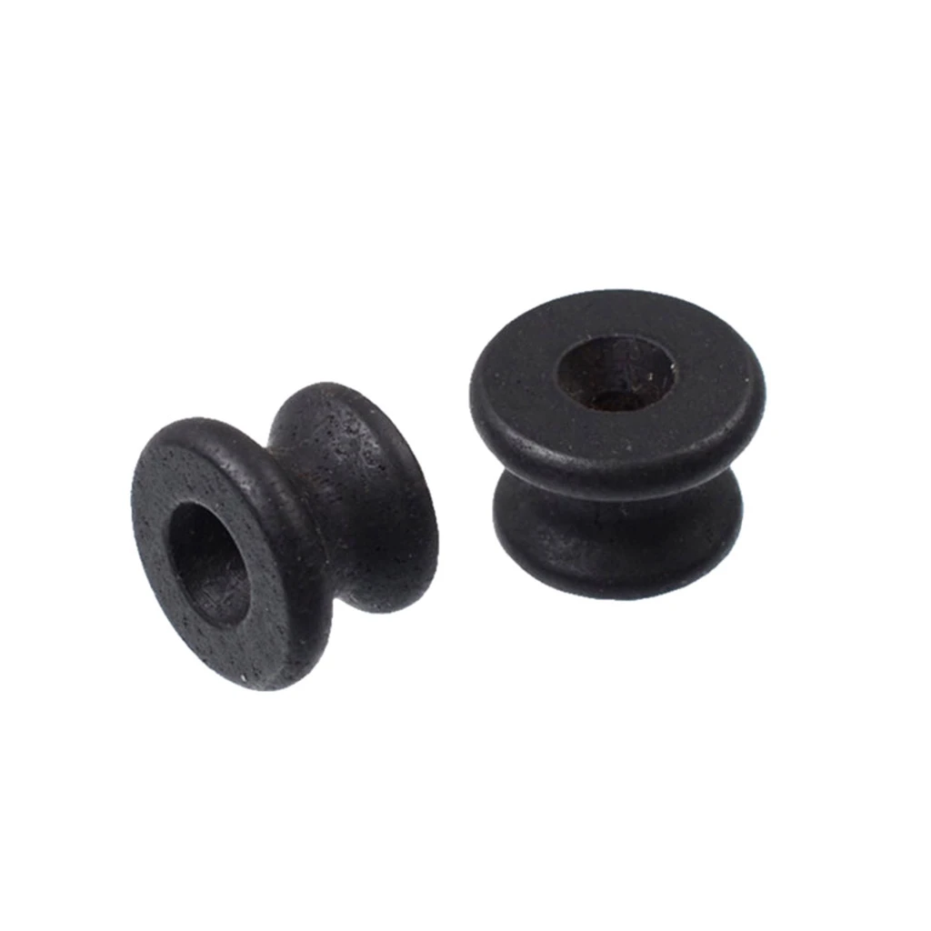 2 шт. эбеновый ремешок гитары с кнопкой торцевой фиксатор для гитарных деталей