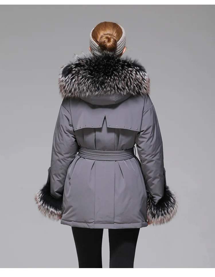 

2020 Women's New Winter Cotton fur collar Coat with hood Fashion Women Jacket Long Warm Parka Windproof Jackets Woman Parkas