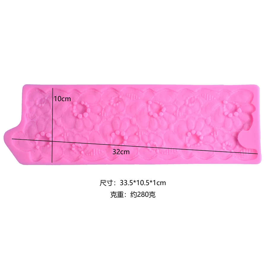 Большие цветы силиконовые формы для торта Цветочная помадка силиконовая рамка