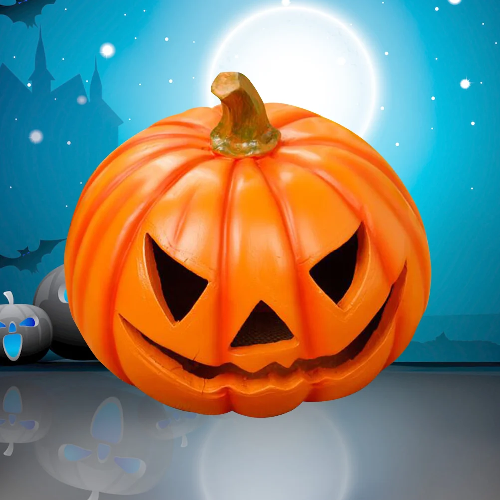 

Pumpkin Ornament Resin Craft Pumpkin Ornament Miniature Pumpkin Decor for Home Desktop