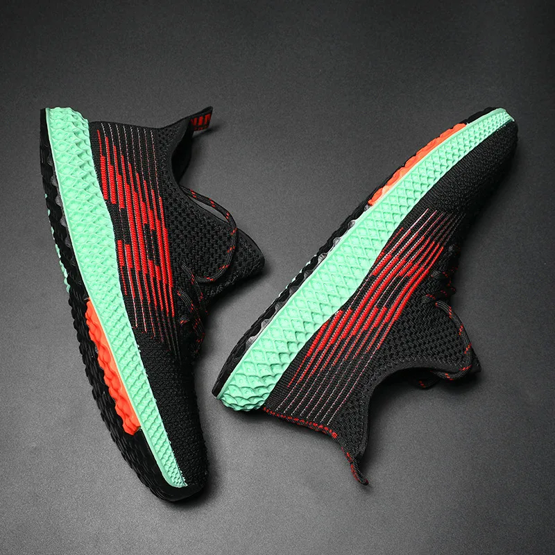 Мужские кроссовки Flyknit, дышащие, брендовые, трендовые кроссовки для мужчин, тренировочная обувь, zapatos hombre, кроссовки для мужчин, удобные