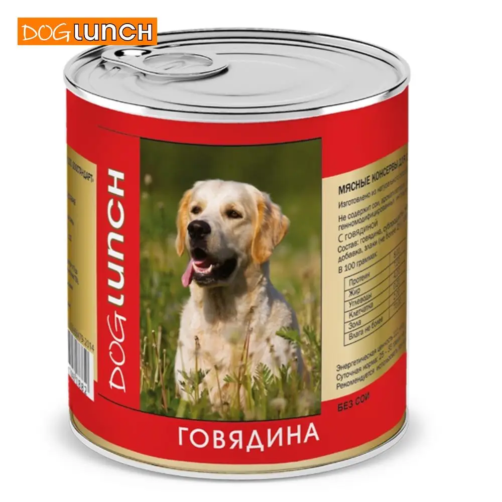 ДОГ ЛАНЧ консервы д/собак Говядина в желе 750гр 12 шт. | Дом и сад