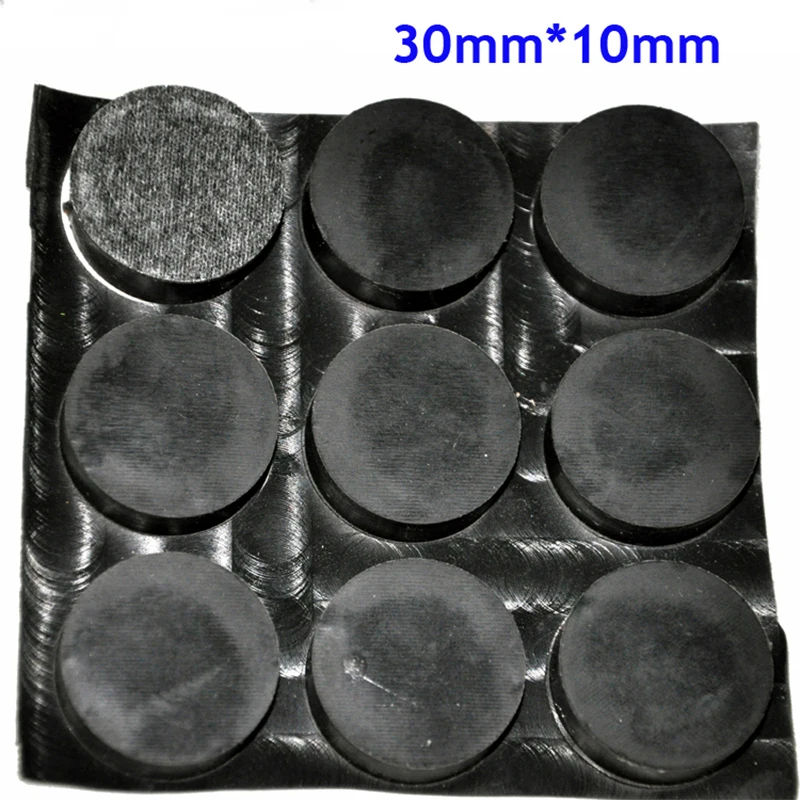 

15pcs 30mm*10mm black self adhesive soft anti slip bumpers silicone rubber feet pads shock absorber rubber feet for furniture