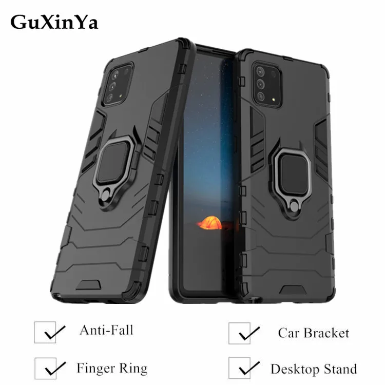 

Phone Cases For Samsung Galaxy Note10 Lite Back Cover For Samsung Note 10 Lite Funda Luxury Armor Magnetic Ring Cover SM-N770F