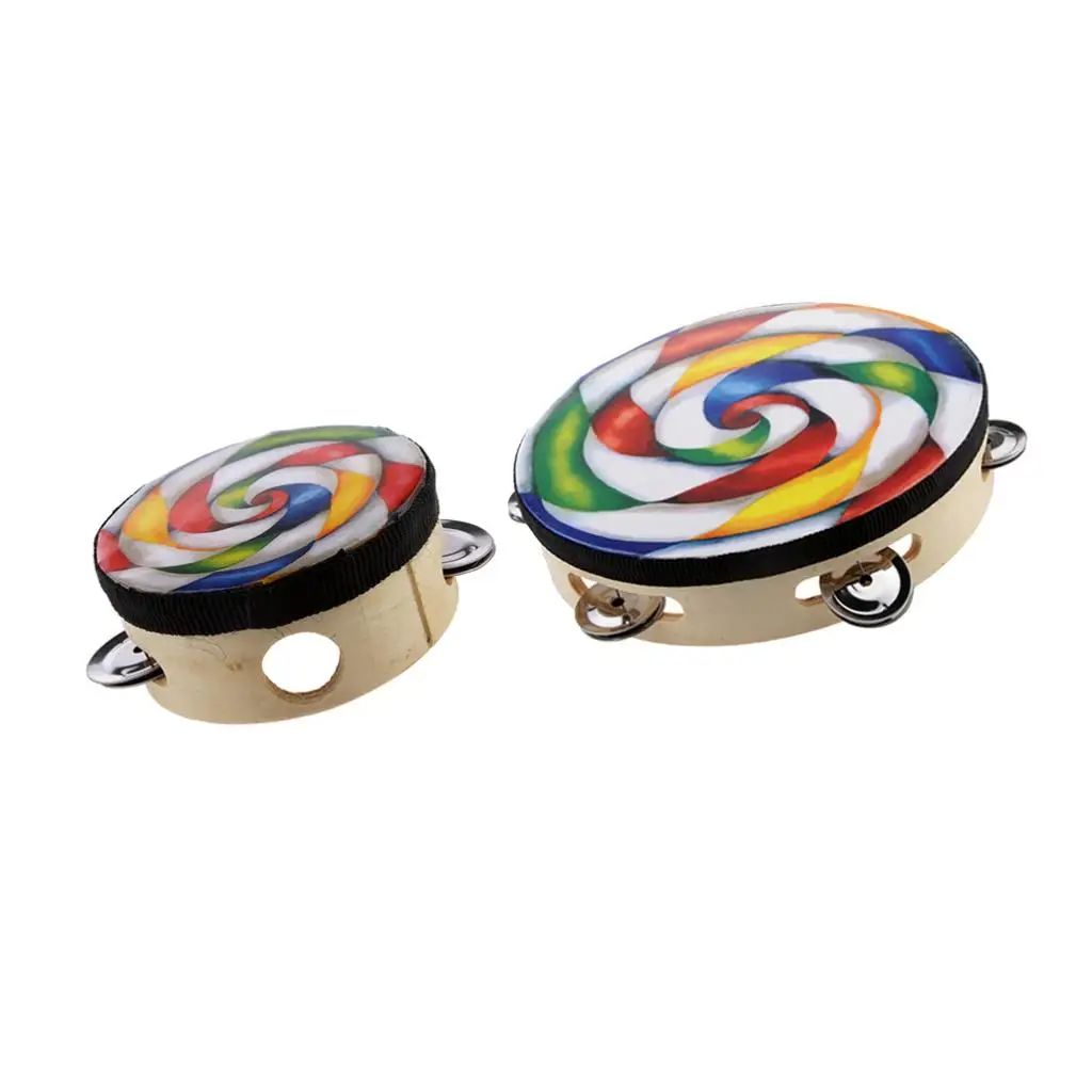 2 шт. ручной бриллиантовый круглый перкуссионный игрушечный музыкальный