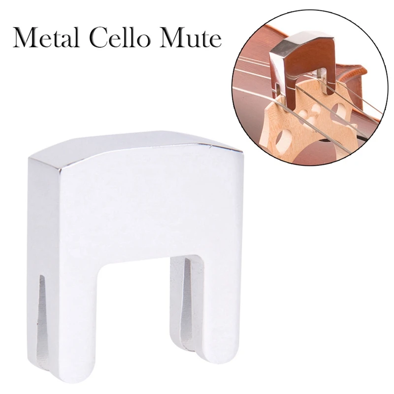 

Целлофановый бесшумный металлические тихие тренировки 3/4 4/4 для виолончели, детали для серебряных струн