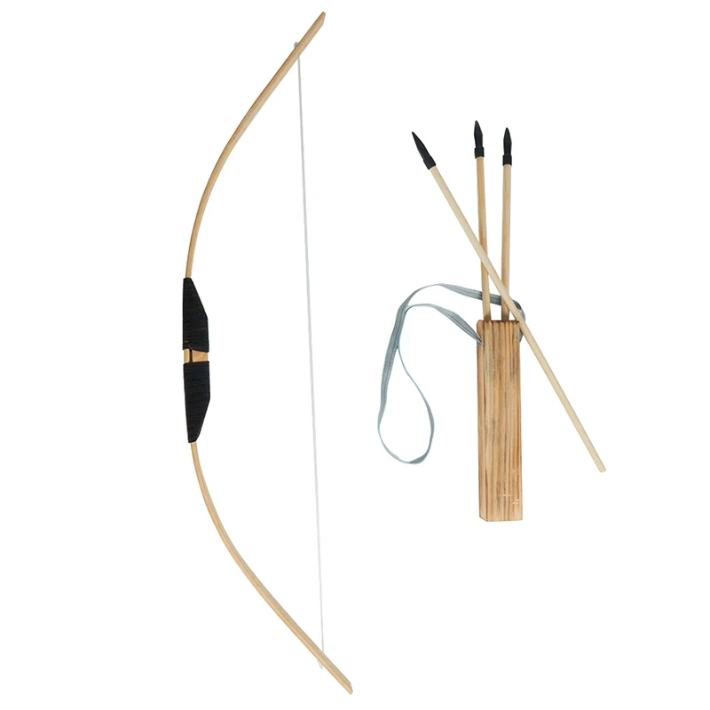 Детский деревянный бамбуковый лук toparchery для игр на открытом воздухе стрельбы из