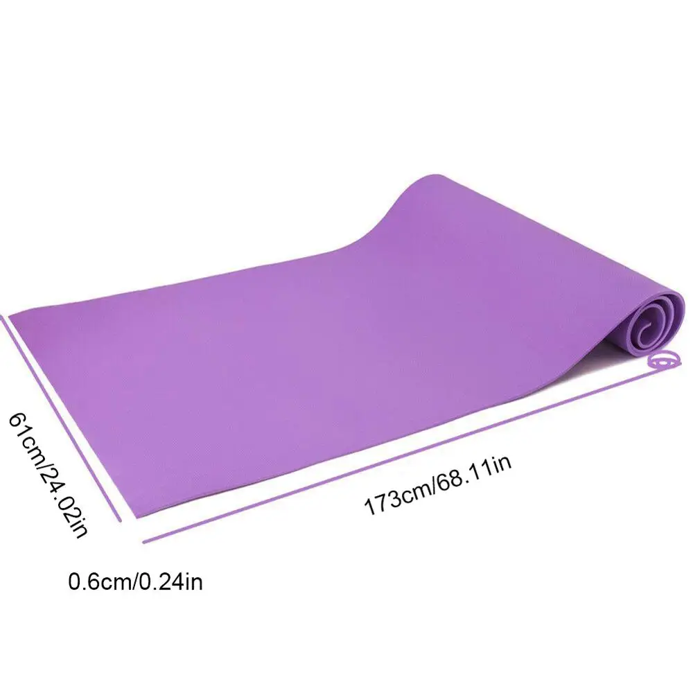

EVA Yoga Mat 6mm High Density Non-Slip Multi-Function Exercise Yoga Mat with Carrying Strap