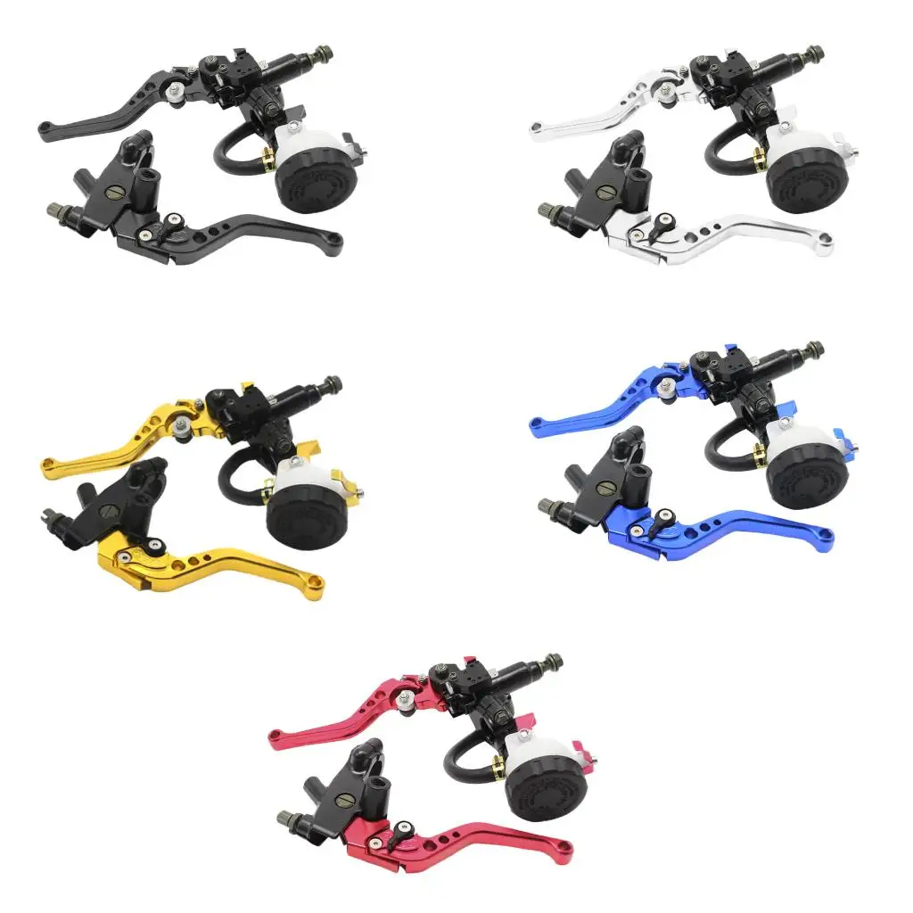 

2Pack 7/8'' 22mm Hydraulic Brake Clutch Master Cylinder Lever Kit Set New