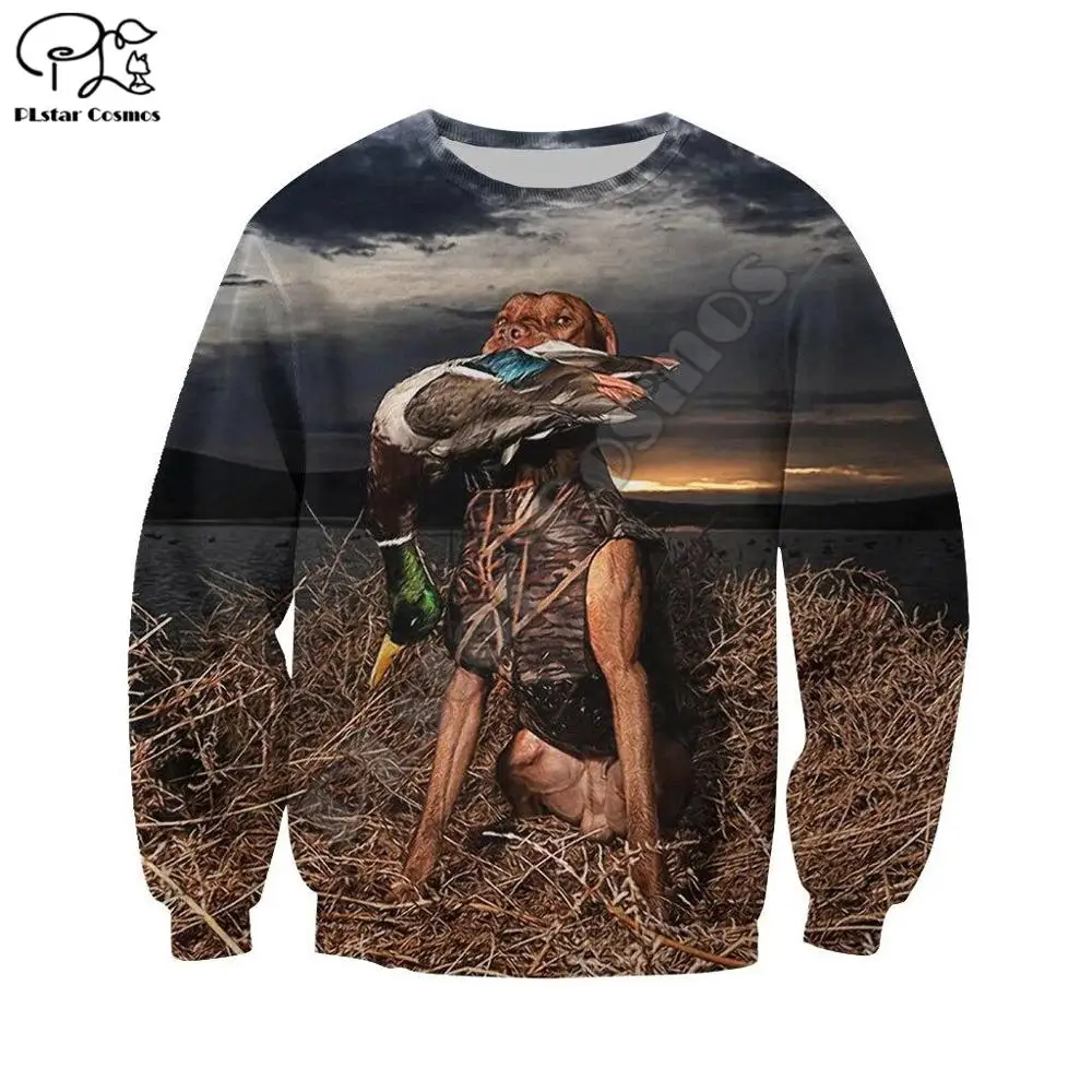 

PLstar Cosmos Duck Hunting Animal Hunter Camo Tattoo Autumn Sweatshirt Tracksuit Pullover Harajuku 3DPrint Men/Women Hoodies B20