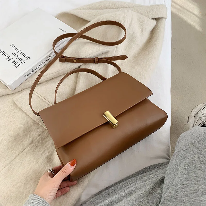 

Womens Handbags Simple Popular Women's Autumn Winter New Fashion Portable Messenger Versatile Shoulder Small Square Bag Purses