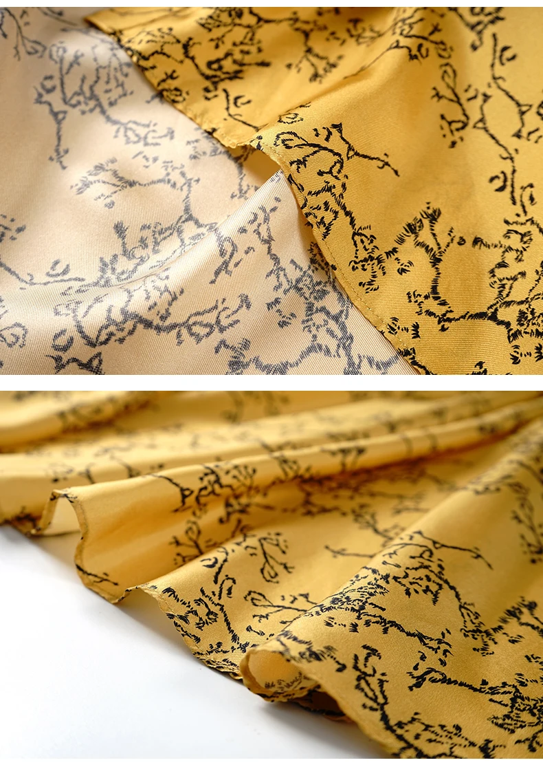 Большие размеры Новинка осени 2020 высококачественное желтое свободное платье