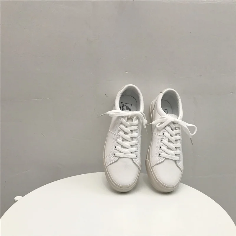 

Woman Pink Sneakers Leather Shoes Flat Heel Tenis Femino Women's White Sneaker Trainers Spring All Match Zapatillas Mujer Casual