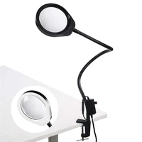 flexible desk large 10x usb led magnifying glass illuminated magnifier lamp loupe readingreworksoldering