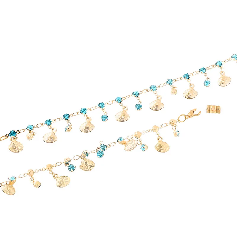 Стразы в виде ракушки цепочка для очков Очки чтения металлические шнурки