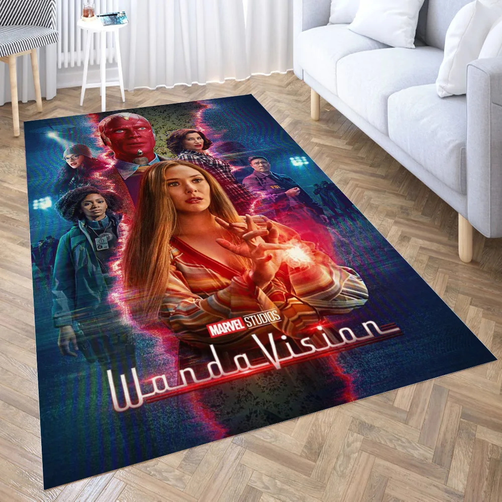 

Плакат Wanda Vision, 10 ковриков для гостиной, 3D коврик для зала, мебели, напольный коврик для ванной, Аниме Коврик для зоны подростков, декор для сп...