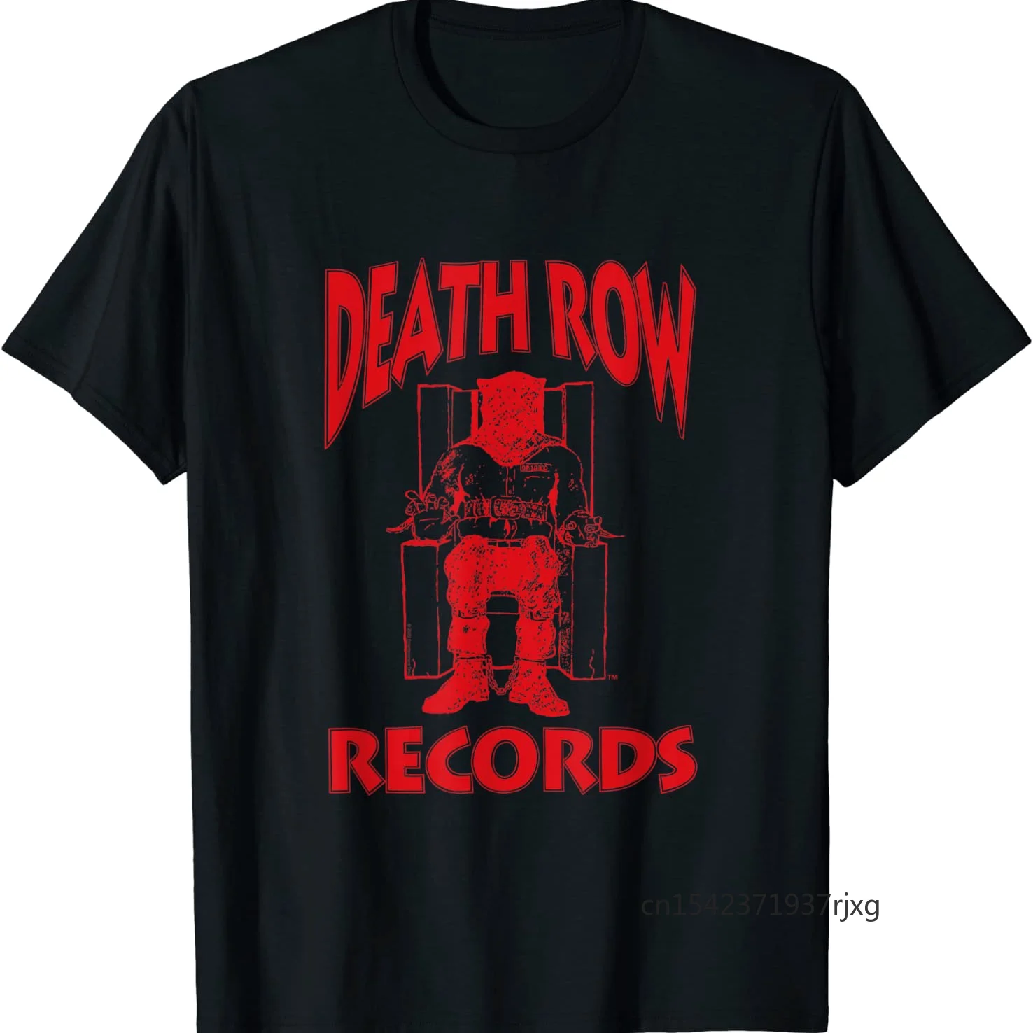 

Vintage Hip Hop T Shirt Tyburn Death Row Records Shirt Men High Quality Aesthetic Cool Harajuku Streetwear Best Seller