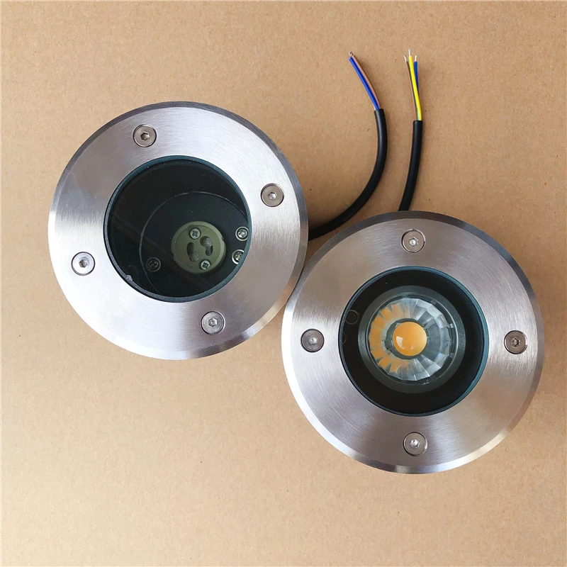 Диммируемый светодиодный подземный светильник 7 Вт GU10 Напольная Лампа наружный