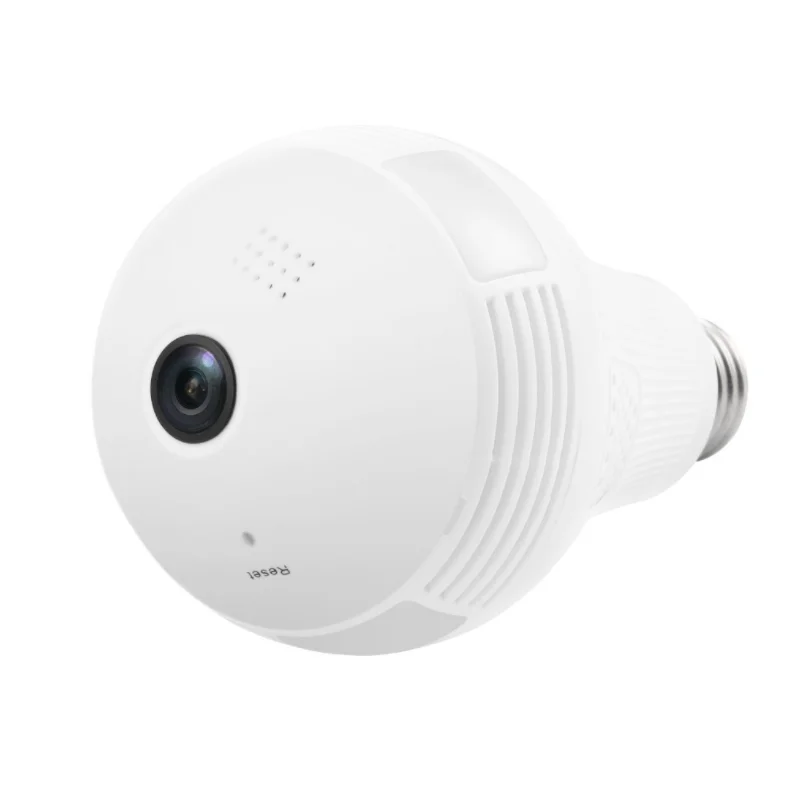 Панорамная видеокамера с углом обзора 360 градусов Wifi IP светильник лампа камера