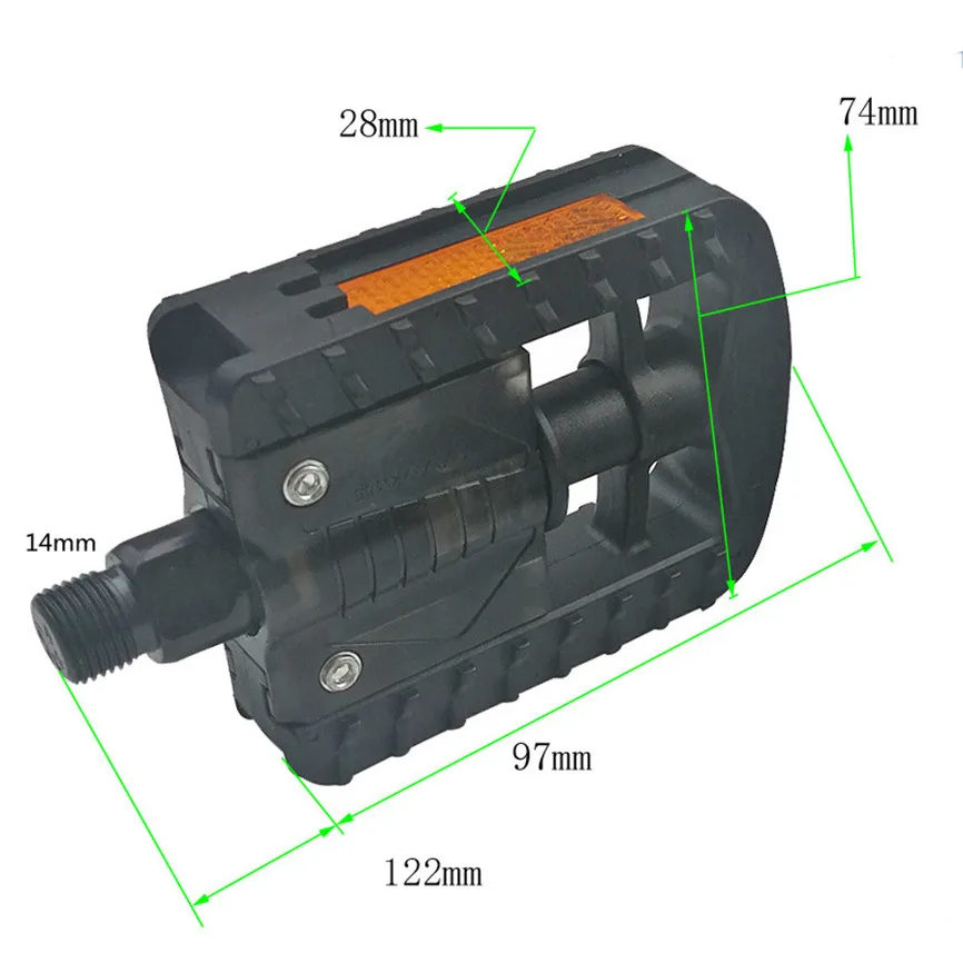 Складная Педаль для складного велосипеда нейлоновая ножная педаль