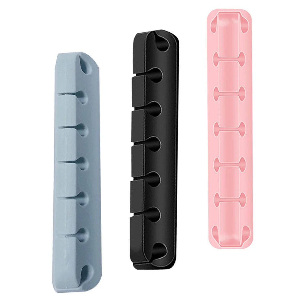 

3pcs Headphone Headset Cable Winders Cable Management Keepers (Assorted Color)
