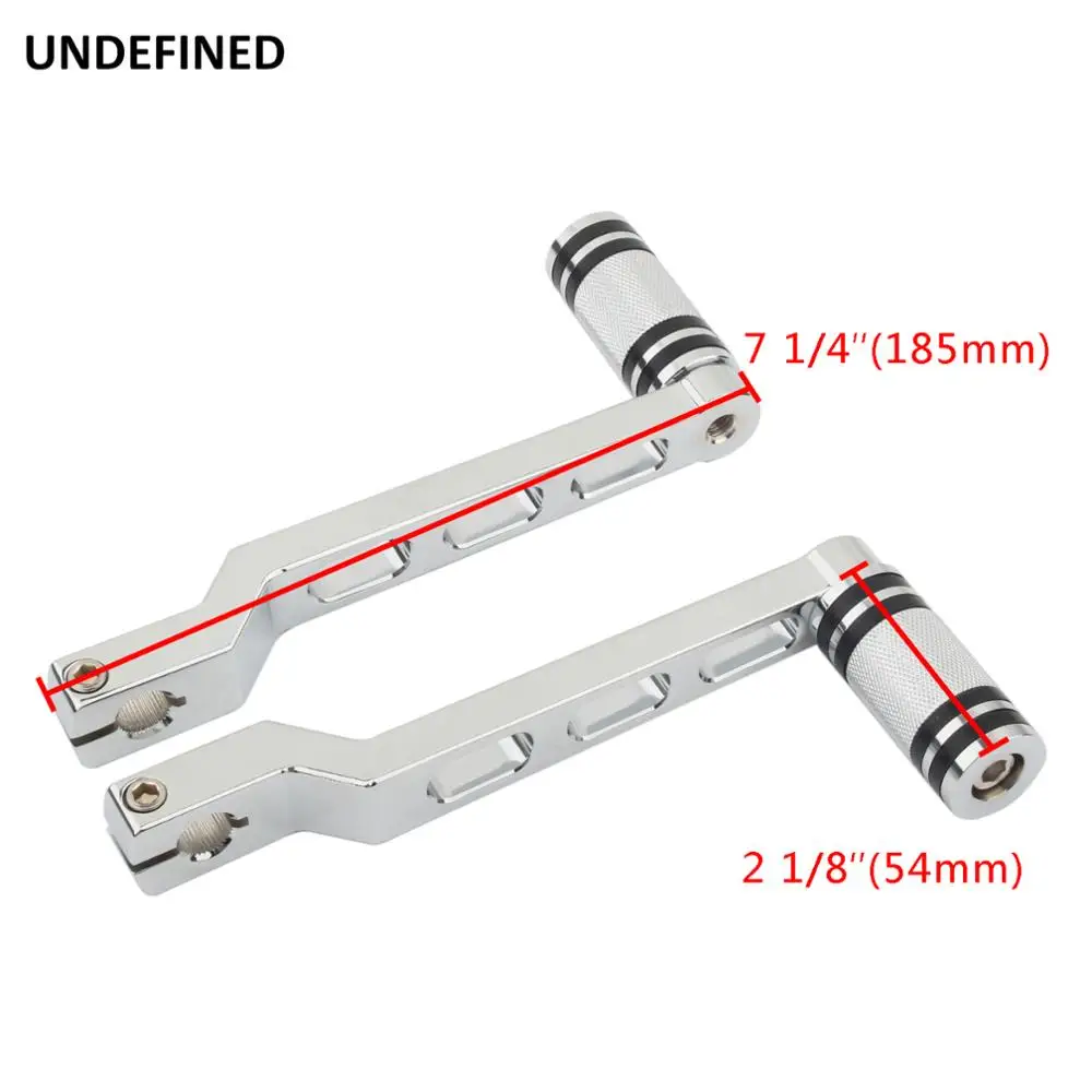 Хром мотоцикла рычаг переключения для носка пятки с накатанной головкой колышек