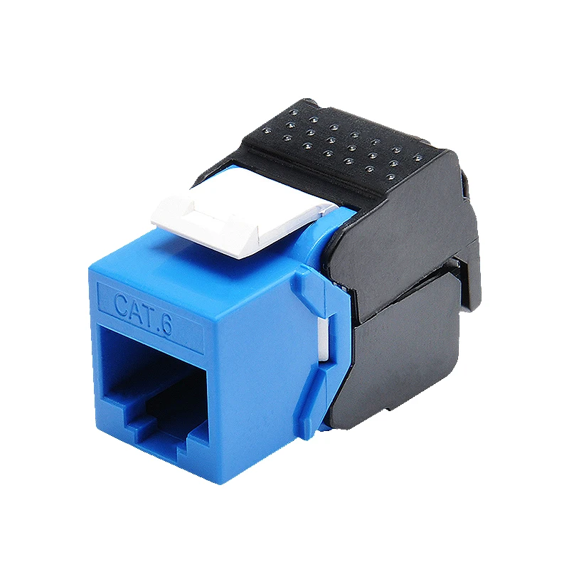 Гигабитные Разъемы RJ45 CAT6 Keystone модули Бесконтактное подключение (не требует