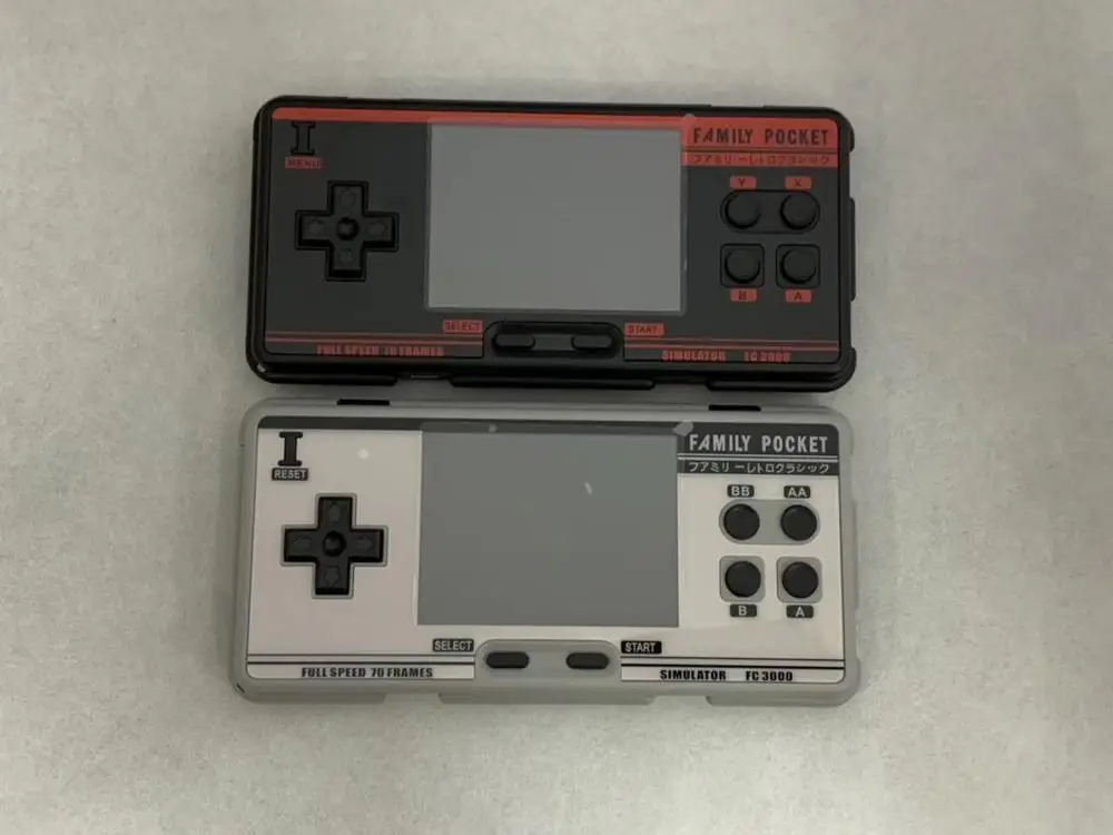 8 бит 3 дюймов карман РЕТРО Портативный портативные игровые мини плееры Семья AV ТВ