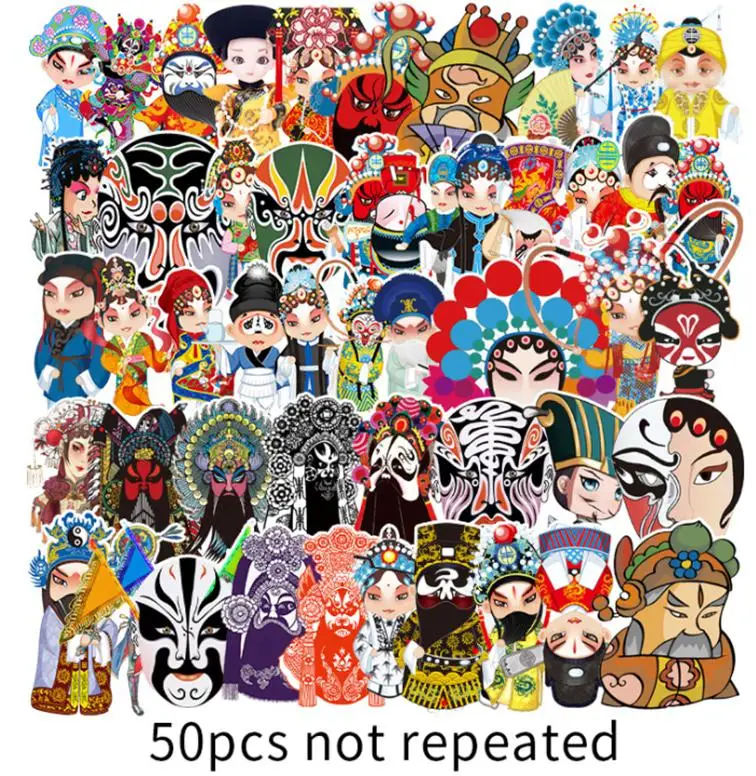 

10/30/50pcs Drama Characters Graffiti Waterproof Skateboard Travel Suitcase Phone Laptop Luggage Stickers Cute Kids Girl Diy