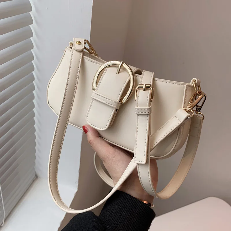 

Fashion Solid Color Underarm Shoulder Bags for Women 2021 Summer New Female Crossbody Bag Quality Designer Luxury Brand Handbags