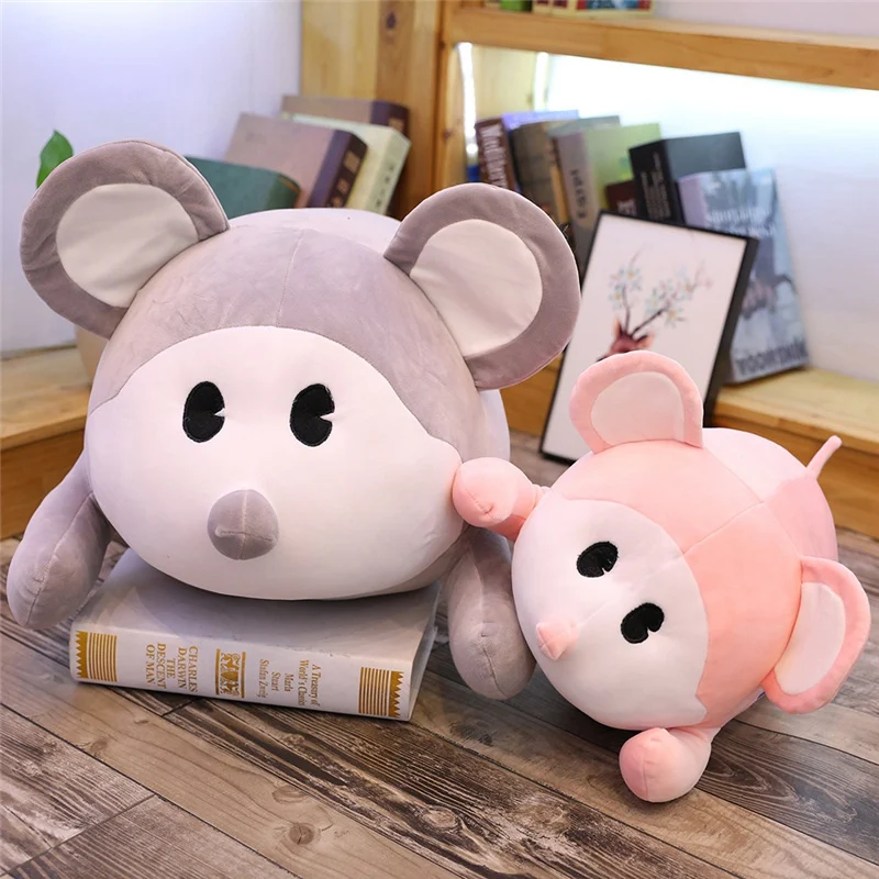 26 см/35 см/53 см супер мягкая плюшевая мышь кукла милая крыса игрушка животных