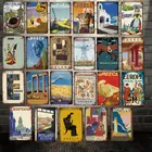 Mike86 Италия Греция Германия жестяная вывеска Винтаж рисунок на железной поверхности в стиле ретро изготовленный на заказ, для путешествий, для отпуска, изображение 20*30 см LT-1947