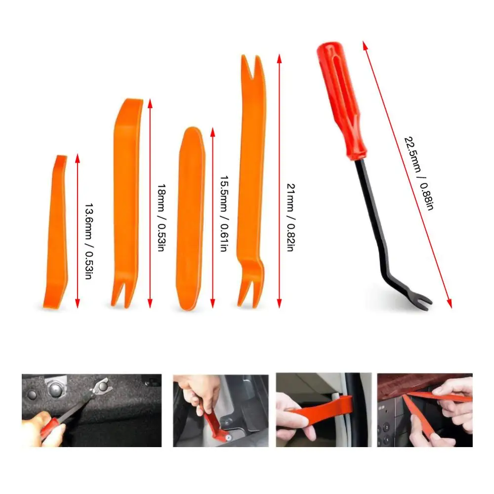 460 шт./компл. фиксаторы для крыльев салона автомобиля бампера зажимы пластиковые