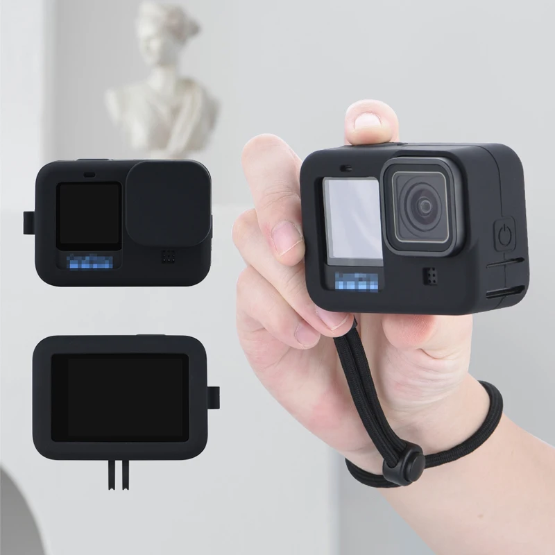 Силиконовый чехол защитный для экшн-камеры GoPro 10 запасные части защита от царапин